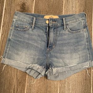 High rise cutoff denim shorts - like new!